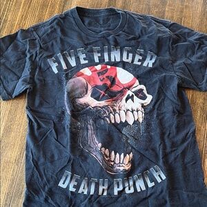 Five Finger Death Punch Black Graphic T-Shirt